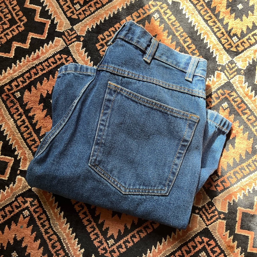 George Men's Straight Blue Jeans
